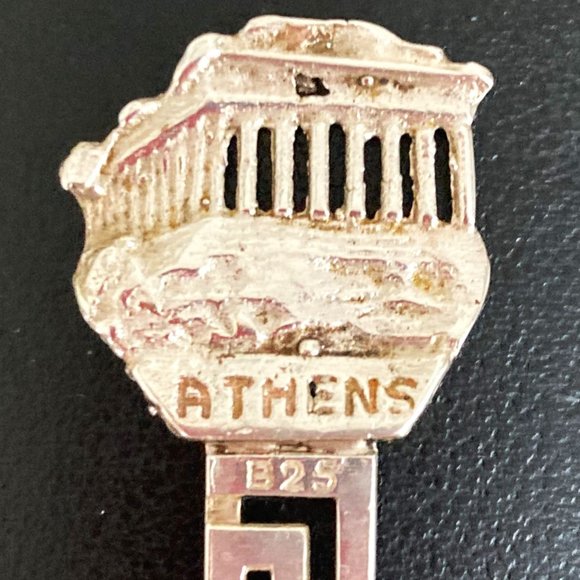 Classic vintage Athens solid silver spoon - Picture 2 of 6